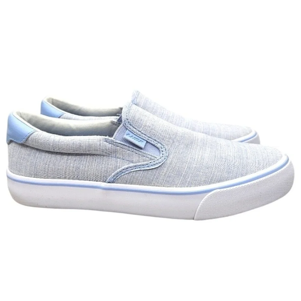 Lugz Womens Light Blue Chambray‎ Slip On Sneakers Low Top Casual Shoes